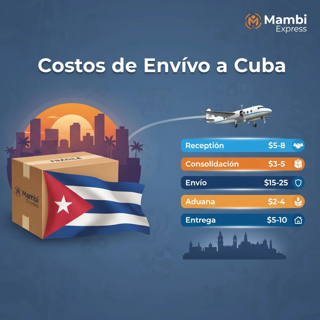 ¿Cuánto Cuesta Enviar a Cuba? Precios y Tarifas 2025 | Mambi Cargo and Travel